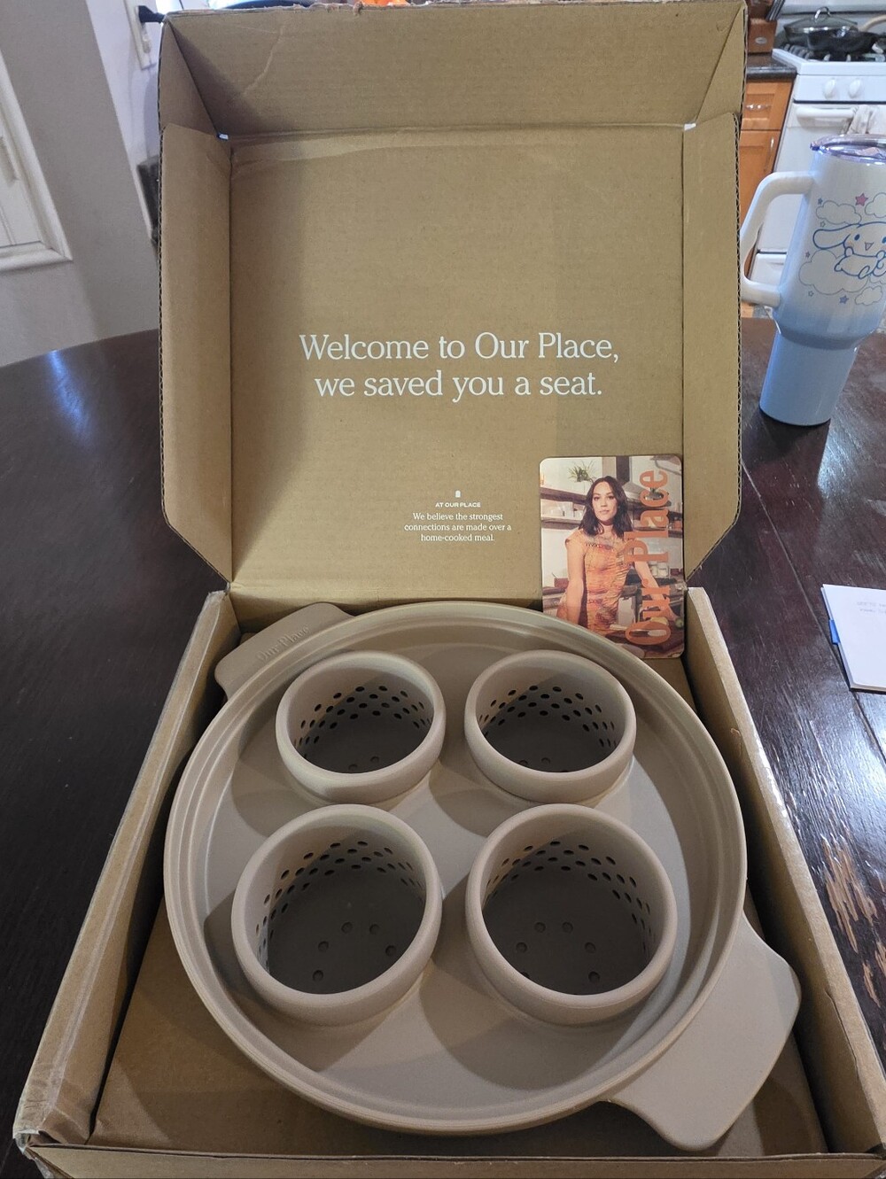 Our Place Egg Poacher & Steamer Set - Taupe